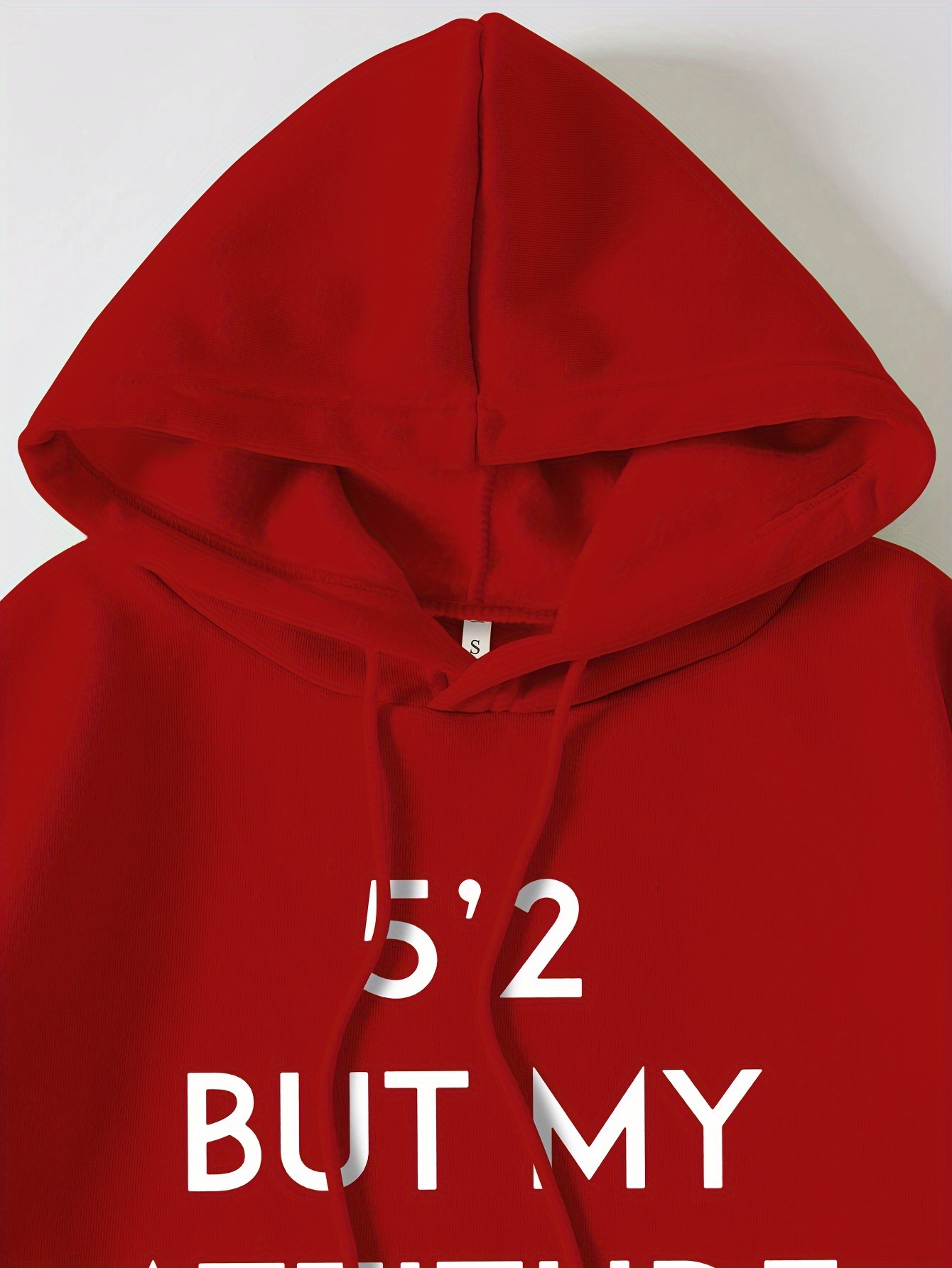 letter print kangaroo pocket hoodie casual long sleeve drawstring hoodies sweatshirt womens clothing details 17