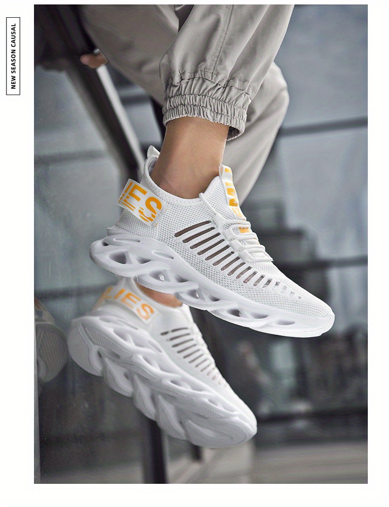 men s blade sneakers breathable shock absorption shoes details 1