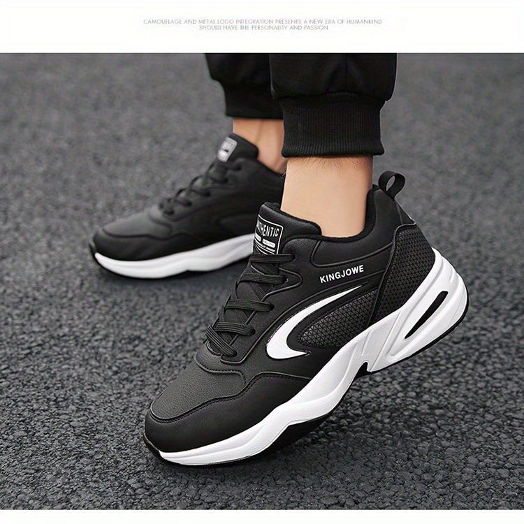 mens trendy lace up sneakers with assorted colors details 9