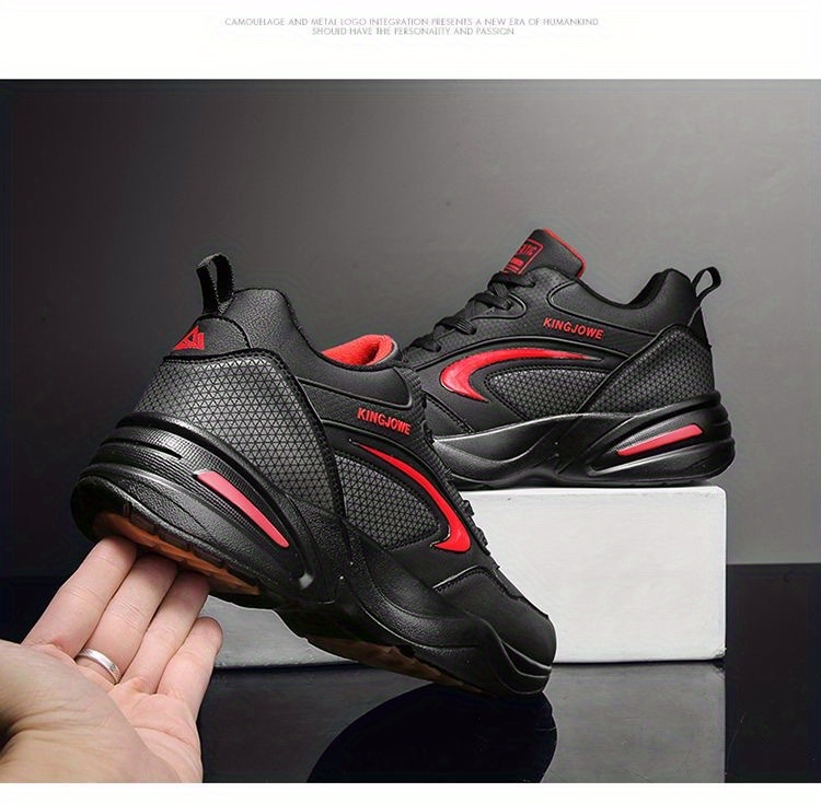 mens trendy lace up sneakers with assorted colors details 18